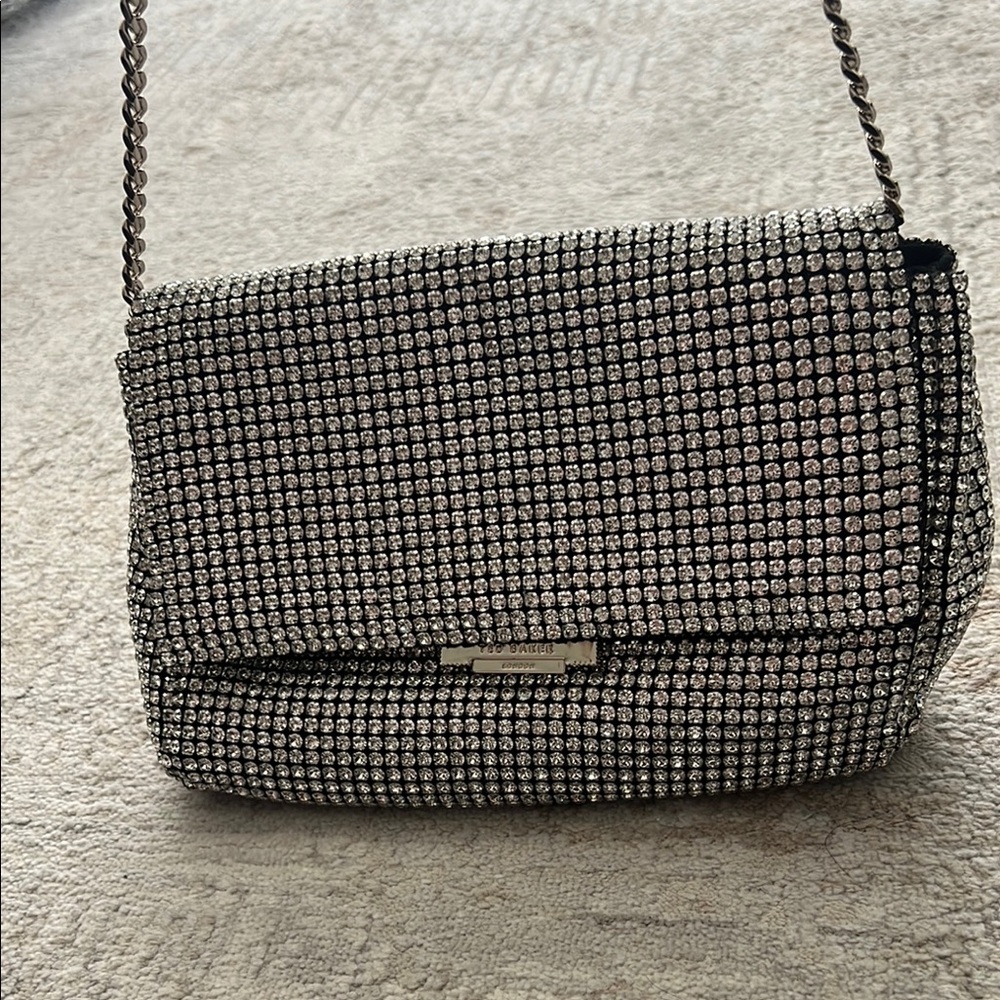 Ted Baker Rhinestone Chain Bag - Picture 6 of 6
